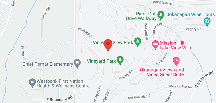 map of 1658 Vineyard Drive